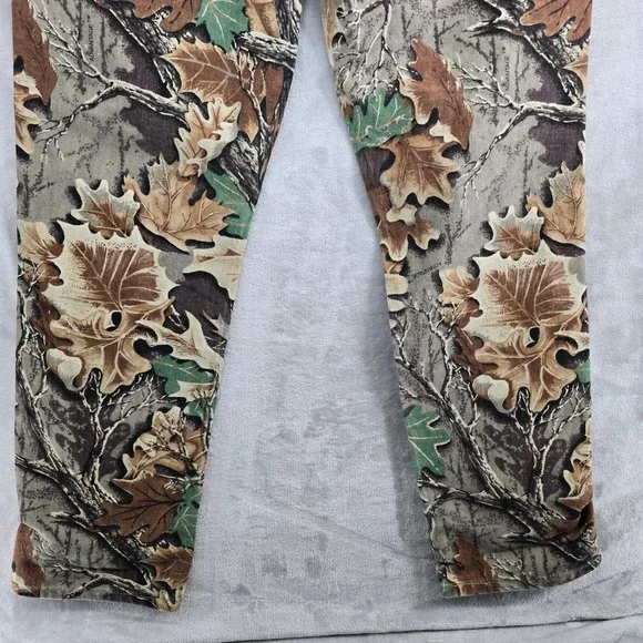 Wrangler Men's Advantage Camo Pants Size 34x34 Woodland Pattern Hunting Outdoor - Picture 10 of 12